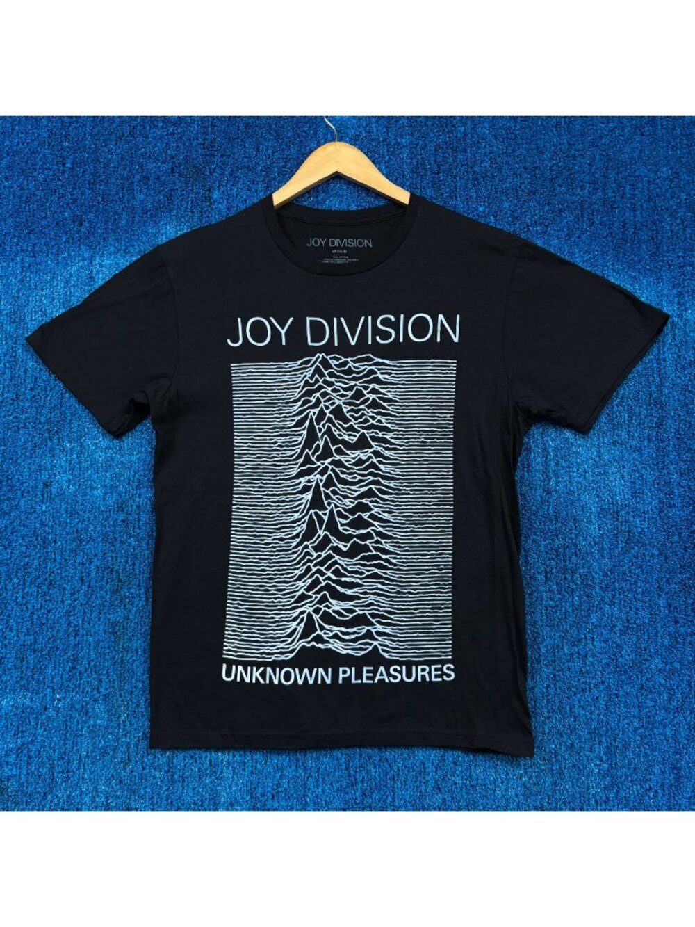 Joy Division Unknown Pleasures Black Graphic Tee
